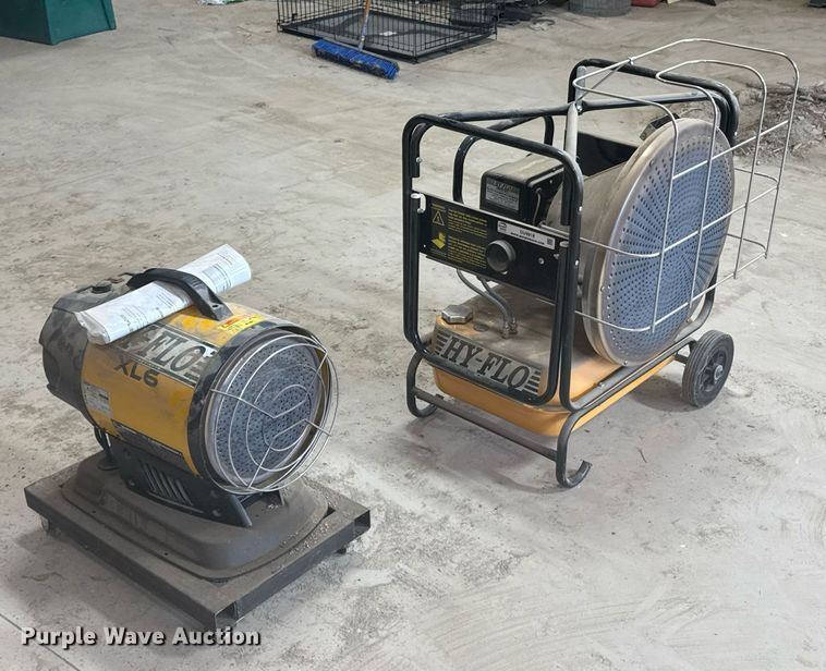 image for item DU9918 (2) Hy-Flo shop heaters