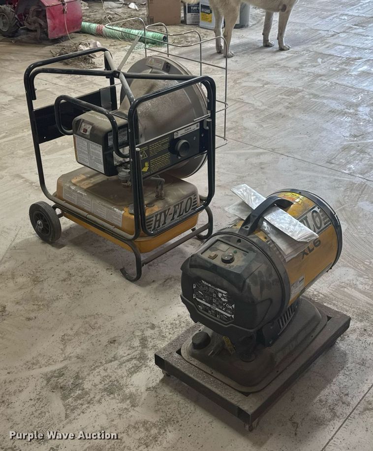 image for item DU9918 (2) Hy-Flo shop heaters