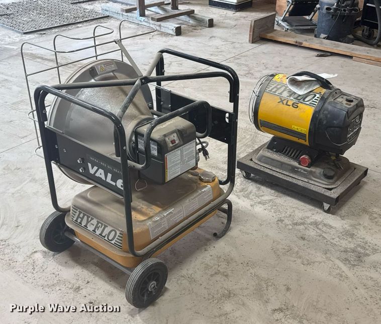 image for item DU9918 (2) Hy-Flo shop heaters