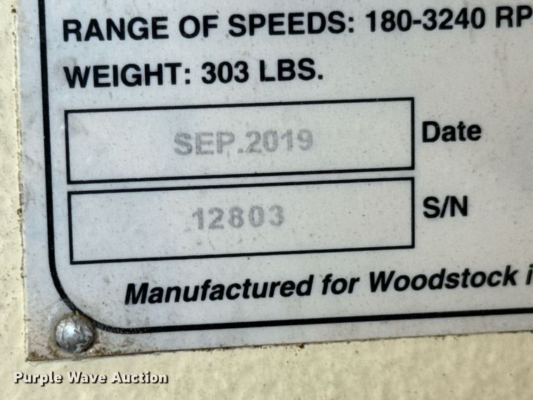 image for item DU9920 2019 Shop Fox M1039 drill press