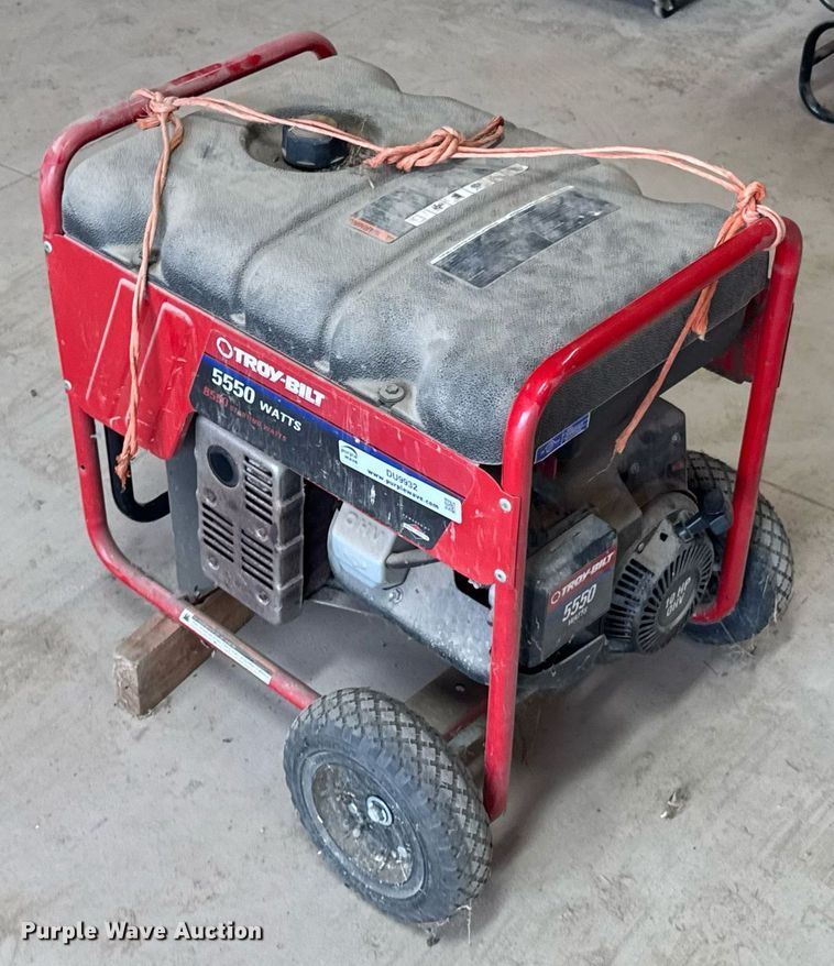 image for item DU9932 Troy-Bilt generator