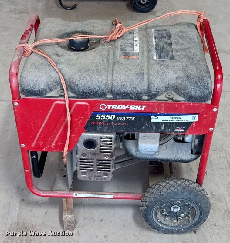image for item DU9932 Troy-Bilt generator