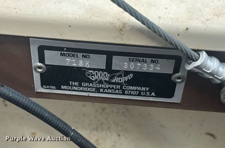 image for item DV4198 Grasshopper 718K ZTR lawn mower