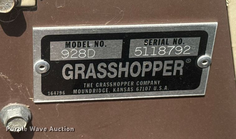 image for item DV4200 Grasshopper 928D ZTR lawn mower