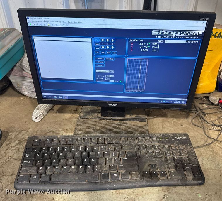 image for item DV4214 Shop Sabre SideKick 10 plasma cutting table