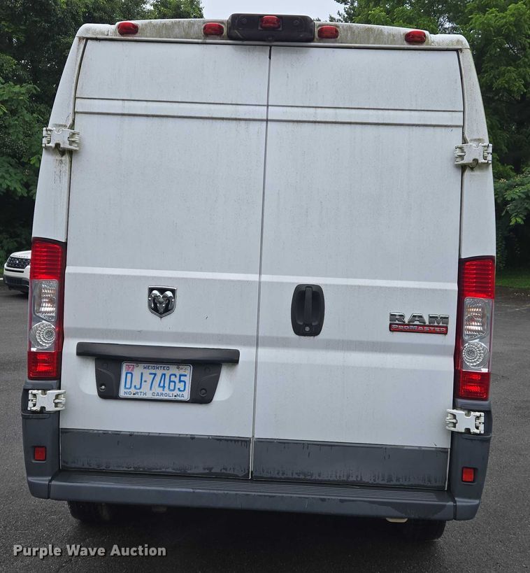 image for item DW7055 2017 Dodge Ram ProMaster 2500 van