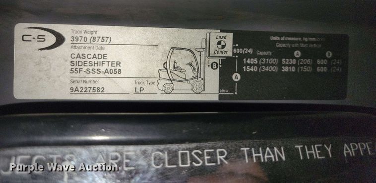 image for item DX7004 2016 Crown C51050-40 forklift