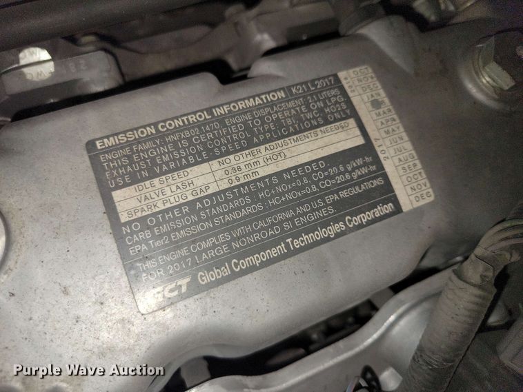 image for item DX7033 2017 UniCarriers PF50 forklift