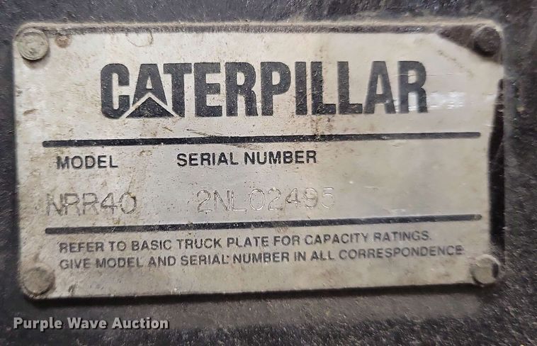 image for item DX7086 Caterpillar NRR40 reach truck