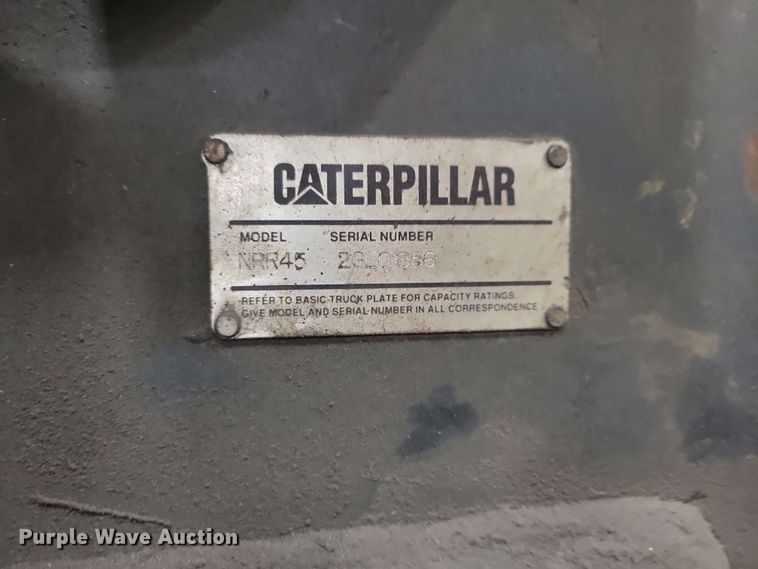 image for item DX7087 Caterpillar NRR45 reach truck