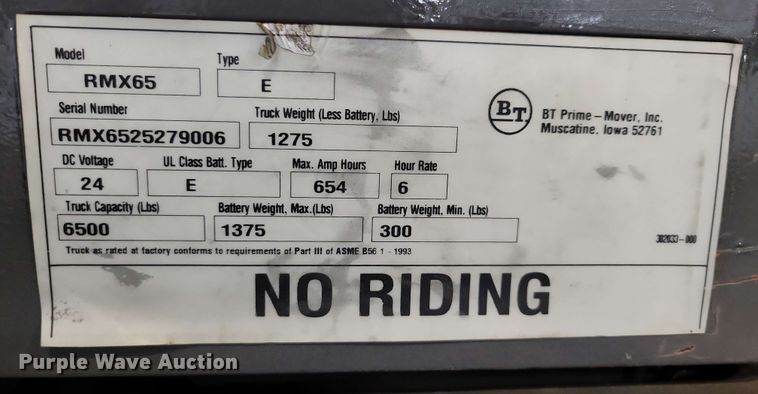 image for item DX7092 (2) pallet jacks