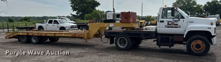 image for item DY0193 1991 Chevrolet Kodiak flatbed truck