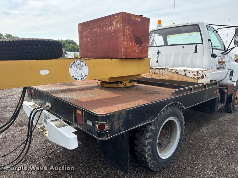 image for item DY0193 1991 Chevrolet Kodiak flatbed truck