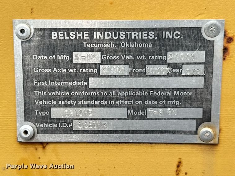 image for item DY0193 1991 Chevrolet Kodiak flatbed truck