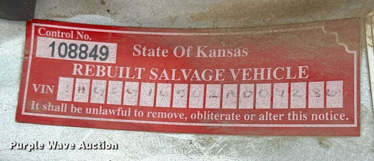 image for item DY0226 2002 Honda Accord 