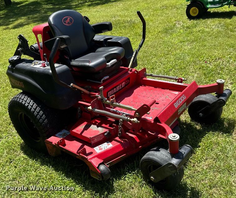 image for item DY0232 2017 Bigdog Diablo MP ZTR lawn mower