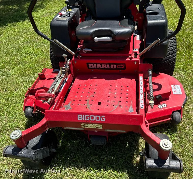 image for item DY0232 2017 Bigdog Diablo MP ZTR lawn mower