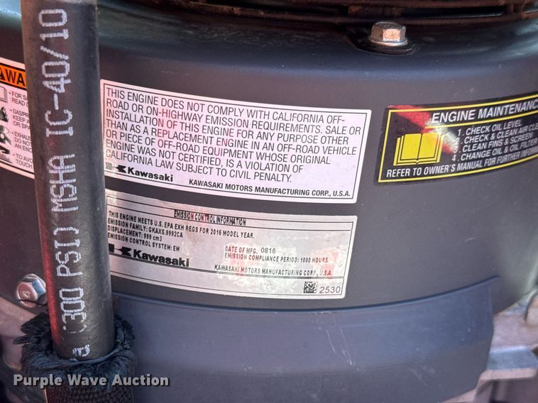 image for item DY0232 2017 Bigdog Diablo MP ZTR lawn mower