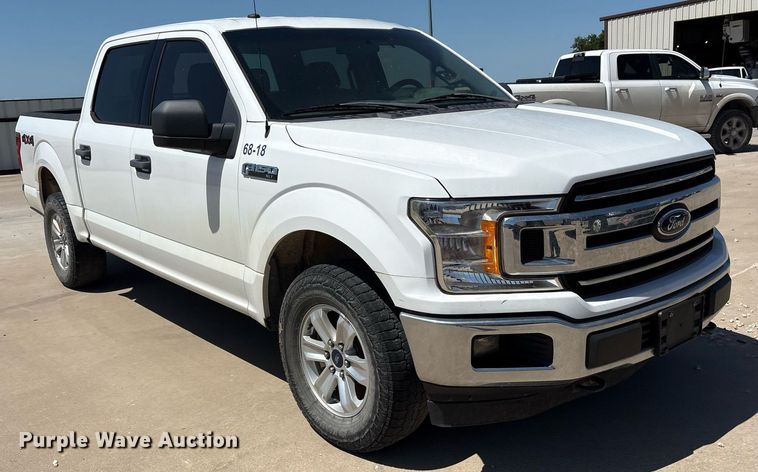 image for item DY0646 2018 Ford F150 SuperCrew pickup truck