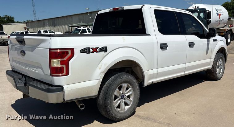 image for item DY0646 2018 Ford F150 SuperCrew pickup truck