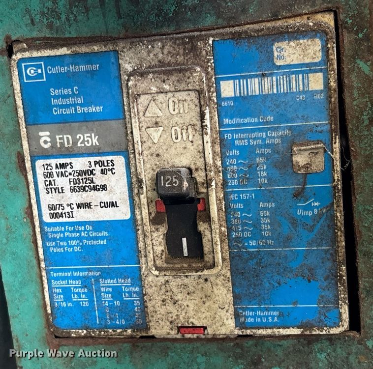 image for item EC3683 Onan 30. OEK-15R/14602K generator