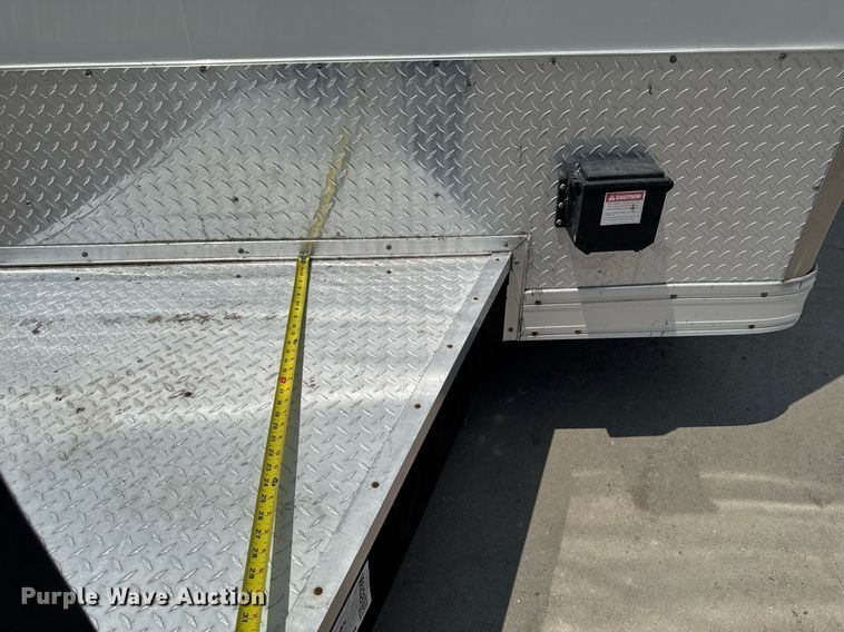 image for item EC7990 2015 Bravo Trailers Bravo Trailers ICON enclosed cargo trailer with lift