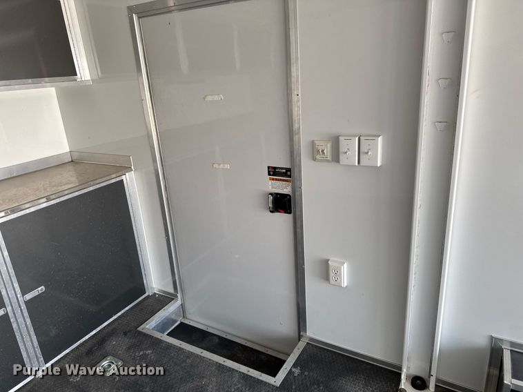 image for item EC7990 2015 Bravo Trailers Bravo Trailers ICON enclosed cargo trailer with lift