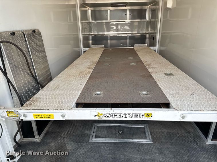 image for item EC7990 2015 Bravo Trailers Bravo Trailers ICON enclosed cargo trailer with lift