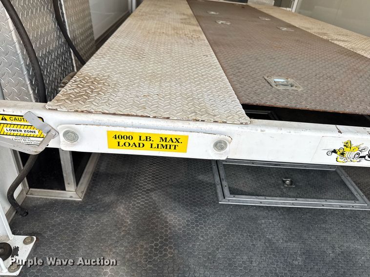 image for item EC7990 2015 Bravo Trailers Bravo Trailers ICON enclosed cargo trailer with lift