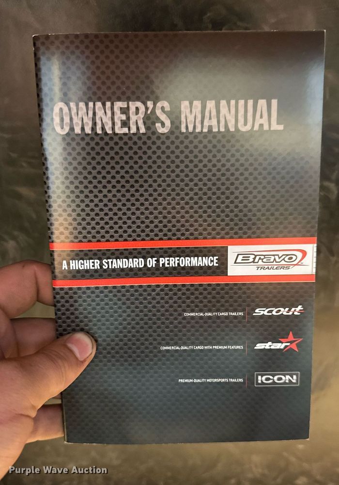 image for item EC7990 2015 Bravo Trailers Bravo Trailers ICON enclosed cargo trailer with lift