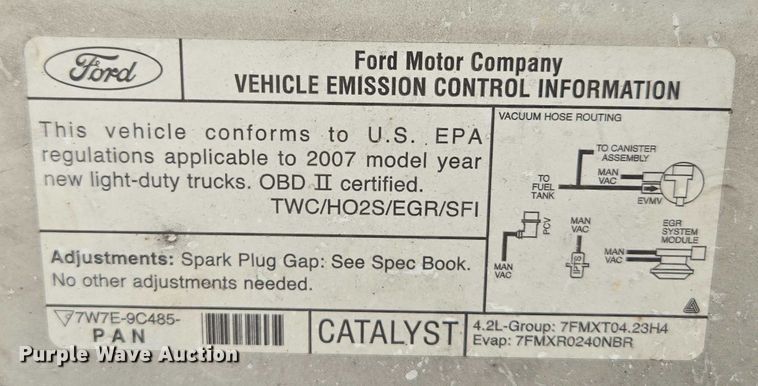 image for item ED2041 2007 Ford F150 pickup truck