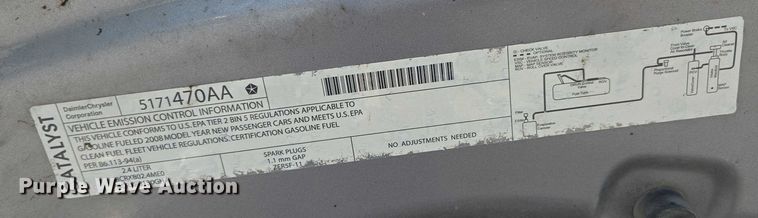 image for item ED2054 2008 Dodge Avenger SXT 