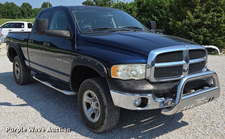 image for item ED2058 2003 Dodge Ram 1500 Quad Cab pickup truck