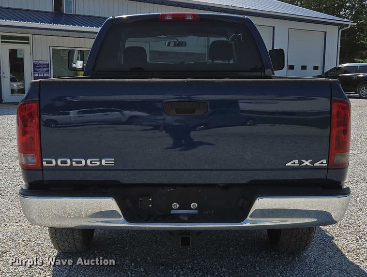 image for item ED2058 2003 Dodge Ram 1500 Quad Cab pickup truck