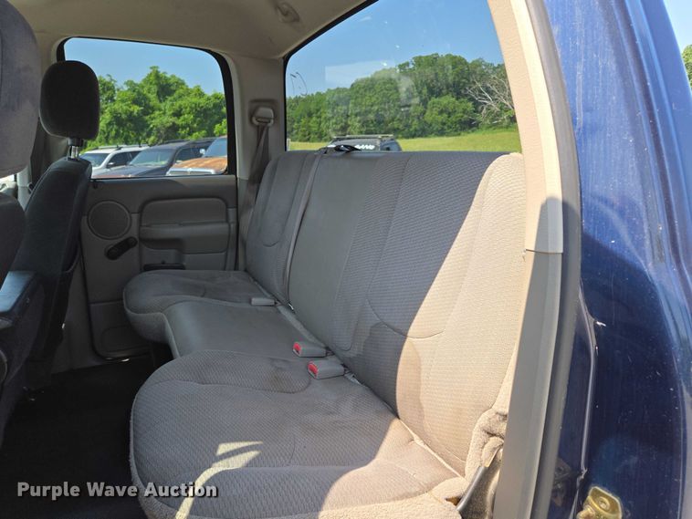 image for item ED2058 2003 Dodge Ram 1500 Quad Cab pickup truck