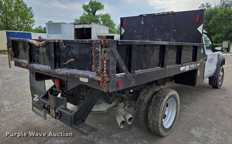 image for item ED2076 2008 Ford F450 Super Duty dump flatbed truck
