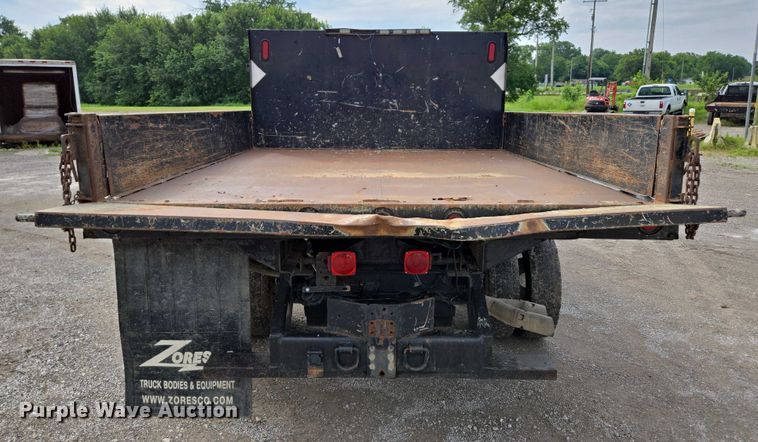 image for item ED2076 2008 Ford F450 Super Duty dump flatbed truck