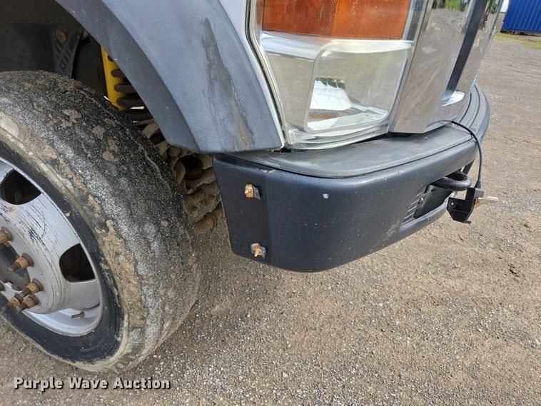 image for item ED2076 2008 Ford F450 Super Duty dump flatbed truck