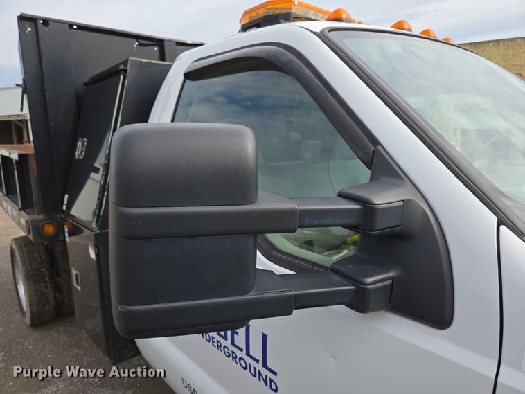 image for item ED2076 2008 Ford F450 Super Duty dump flatbed truck