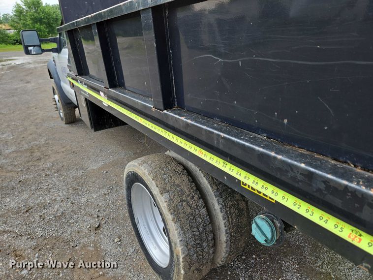 image for item ED2076 2008 Ford F450 Super Duty dump flatbed truck