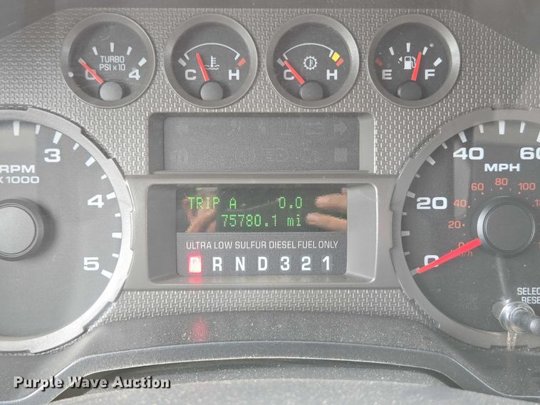 image for item ED2076 2008 Ford F450 Super Duty dump flatbed truck