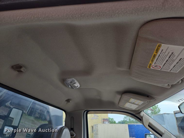 image for item ED2076 2008 Ford F450 Super Duty dump flatbed truck