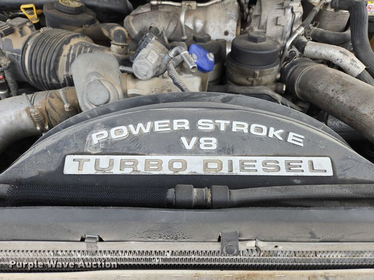 image for item ED2076 2008 Ford F450 Super Duty dump flatbed truck