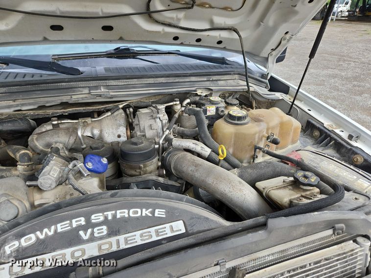 image for item ED2076 2008 Ford F450 Super Duty dump flatbed truck