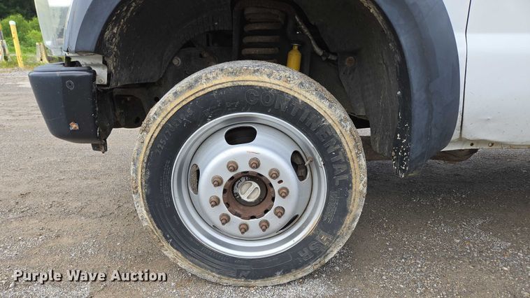 image for item ED2076 2008 Ford F450 Super Duty dump flatbed truck