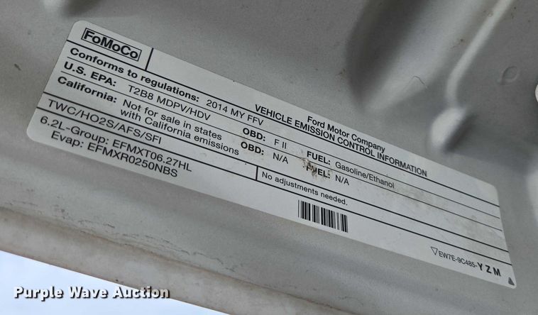 image for item ED2077 2014 Ford F250 Super Duty XLT SuperCab pickup truck