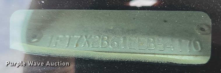 image for item ED2077 2014 Ford F250 Super Duty XLT SuperCab pickup truck