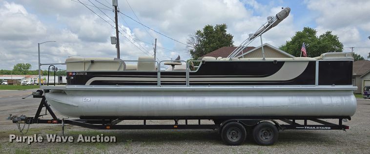 image for item ED2088 2003 Tracker Party Barge 27 I/O boat