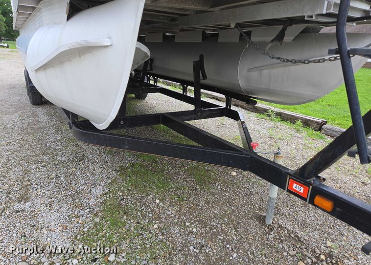 image for item ED2088 2003 Tracker Party Barge 27 I/O boat