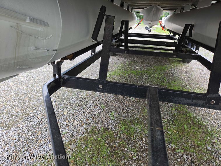 image for item ED2088 2003 Tracker Party Barge 27 I/O boat